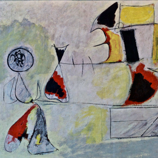 Abstract painting used as the reference image